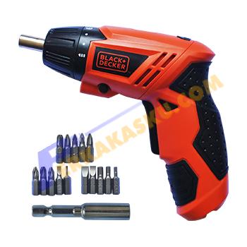 BLACK & DECKER KC4815 CORDLESS SCREWDRIVER 4.8V 200Rpm (15 BITS